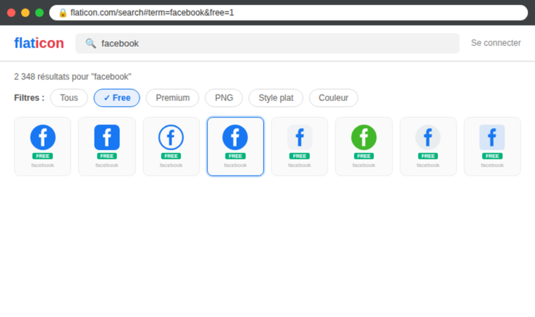 Télécharger des icônes de réseaux sociaux gratuites sur Flaticon avec le filtre Free